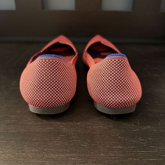 Rothy’s The Point Retired Optic Rose Double Stitch Ballet Flats Women’s Size 8 - Picture 3 of 8